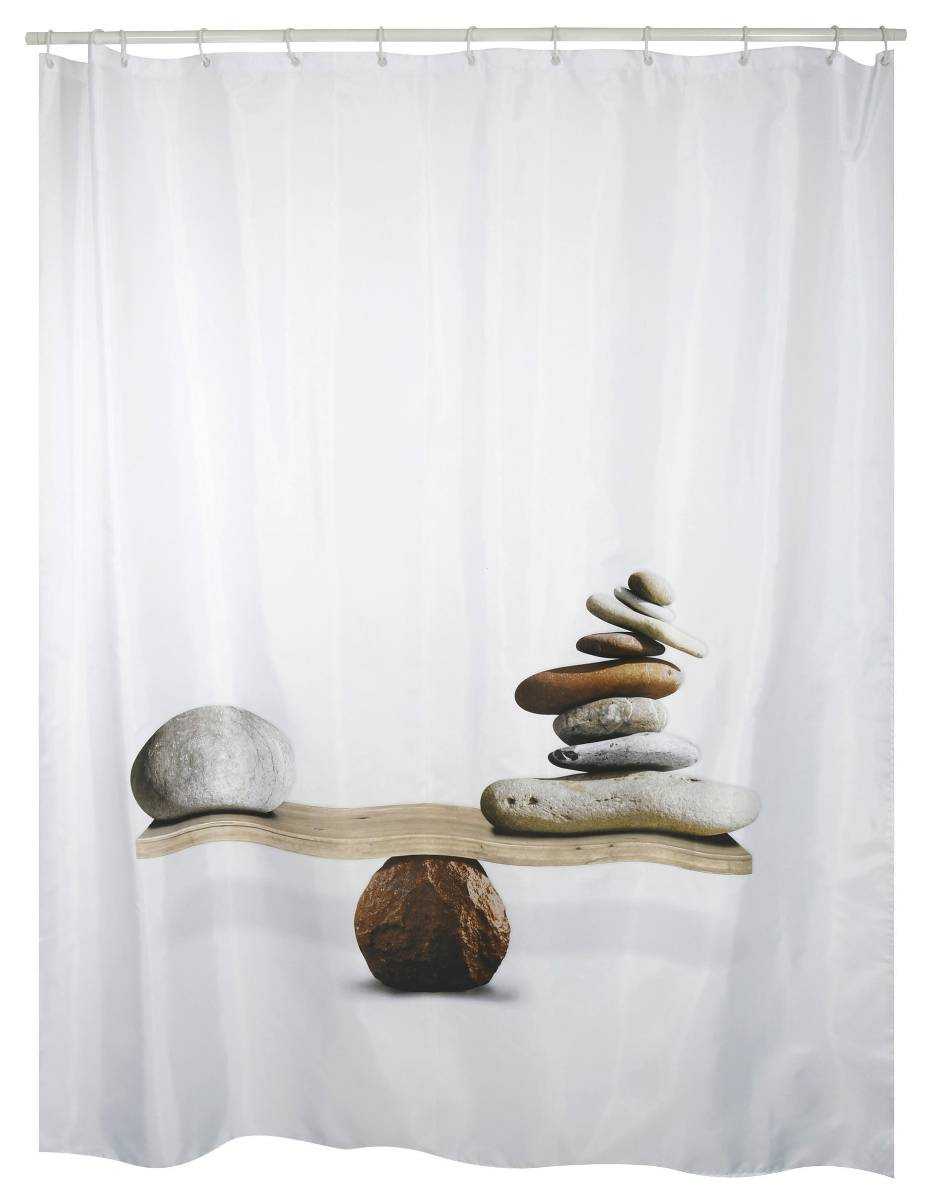 DUSCHVORHANG 180/200 cm  - Multicolor, KONVENTIONELL (180/200cm) - Spirella