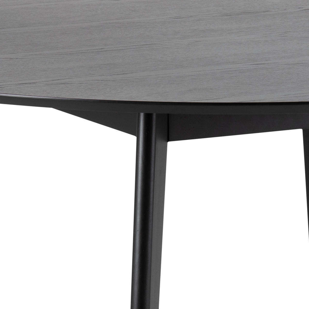 JEDILNA MIZA, črna  - črna, Konvencionalno, leseni material (140/76cm) - Livetastic