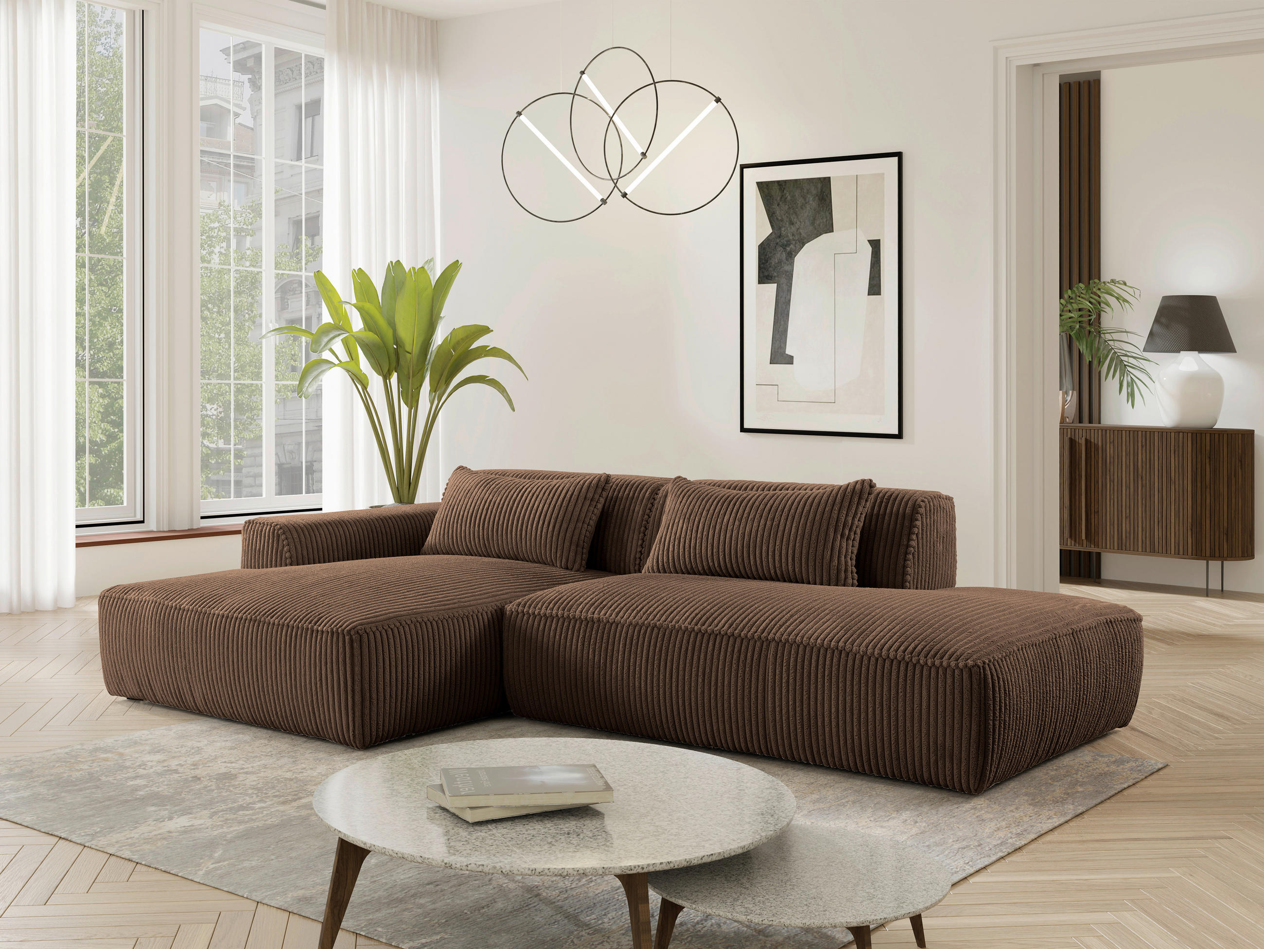 Livetastic ROHOVÁ SEDAČKA, plast, textil, kompozitní dřevo, hnědá