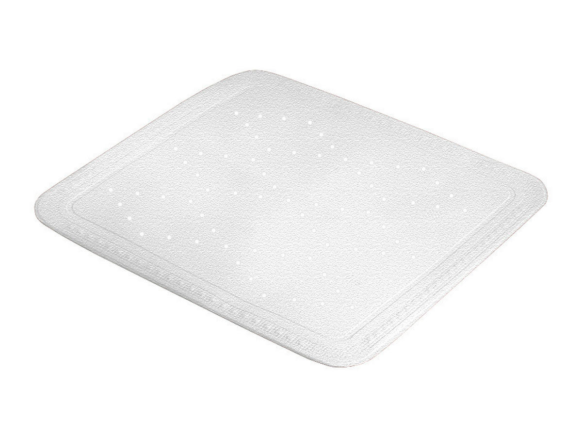 DUSCHEINLAGE Kunststoff  - Weiss, Basics, Kunststoff (55/55cm) - Kleine Wolke