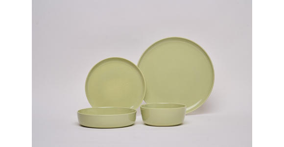 KOMBISERVICE Grün Colori verde 24-teilig 6 Personen  - Grün, Trend, Keramik - Novel
