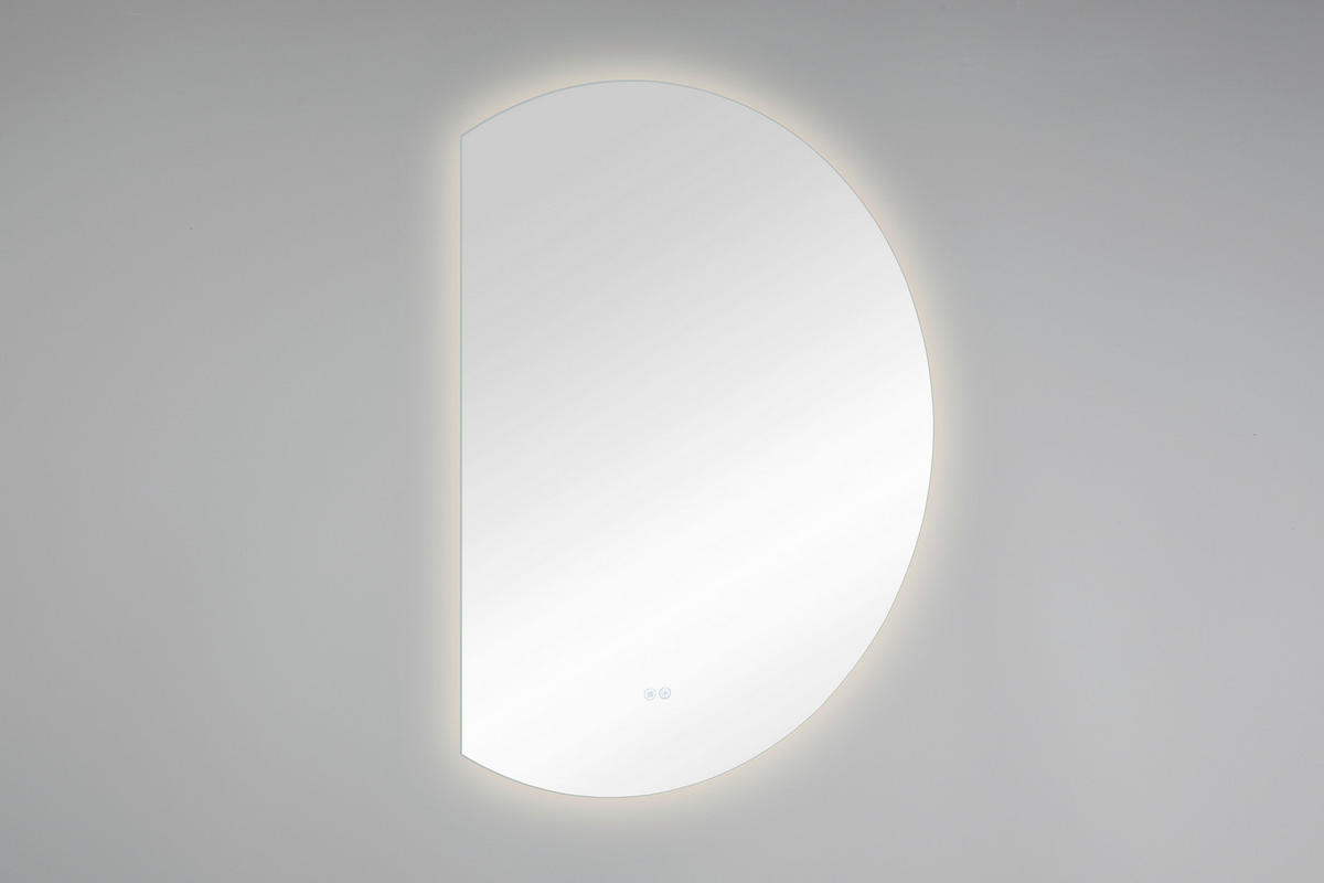 BADEZIMMERSPIEGEL 89/112/2,5 cm  - Silberfarben, MODERN, Glas (89/112/2,5cm) - Dieter Knoll