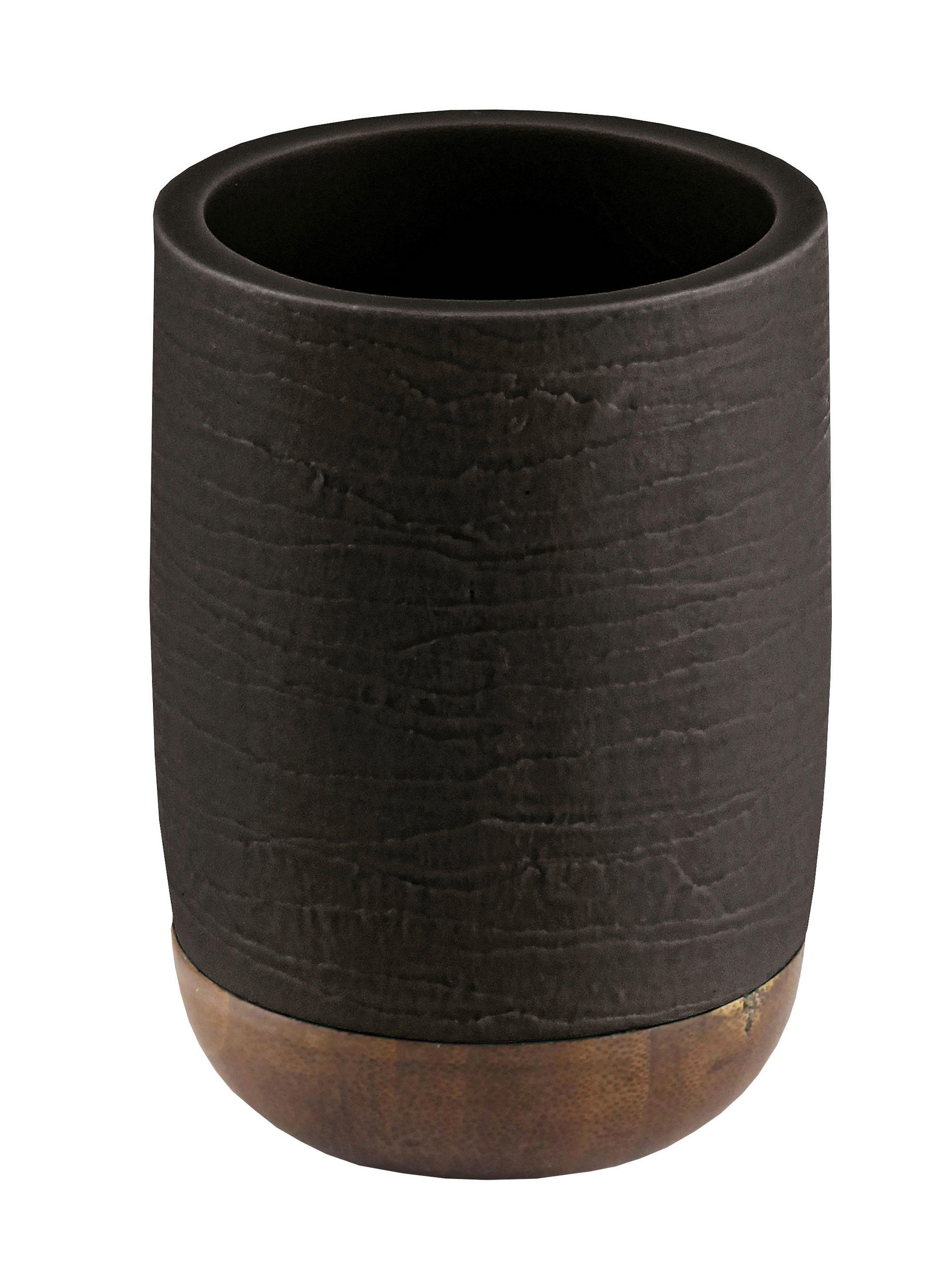 FOGKEFETARTÓ POHÁR műanyag  - fekete, Basics, műanyag (7.5/9.0cm) - Kleine Wolke