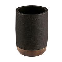 FOGKEFETARTÓ POHÁR műanyag  - fekete, Basics, műanyag (7.5/9.0cm) - Kleine Wolke