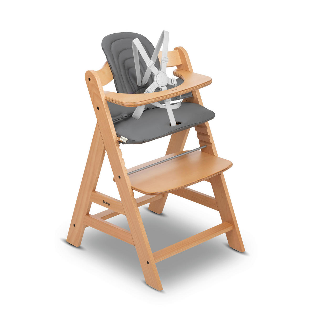 HOCHSTUHLEINLAGE Highchair Baby Seat Pad  - Dunkelgrau, Basics, Textil (46/2/24cm) - Hauck