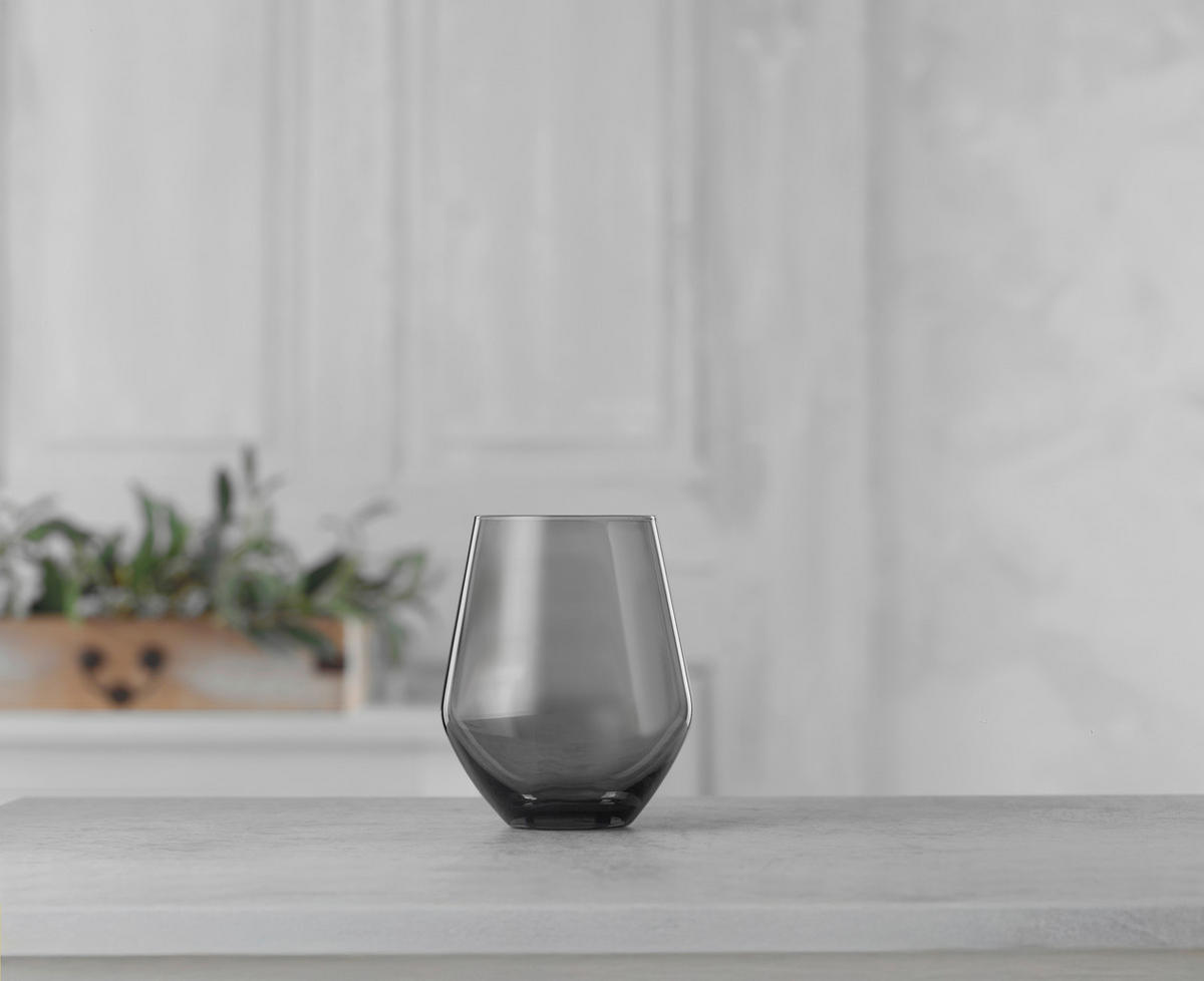 TRINKGLAS 350 ml  - Grau, Design, Glas (0,35l) - Bohemia