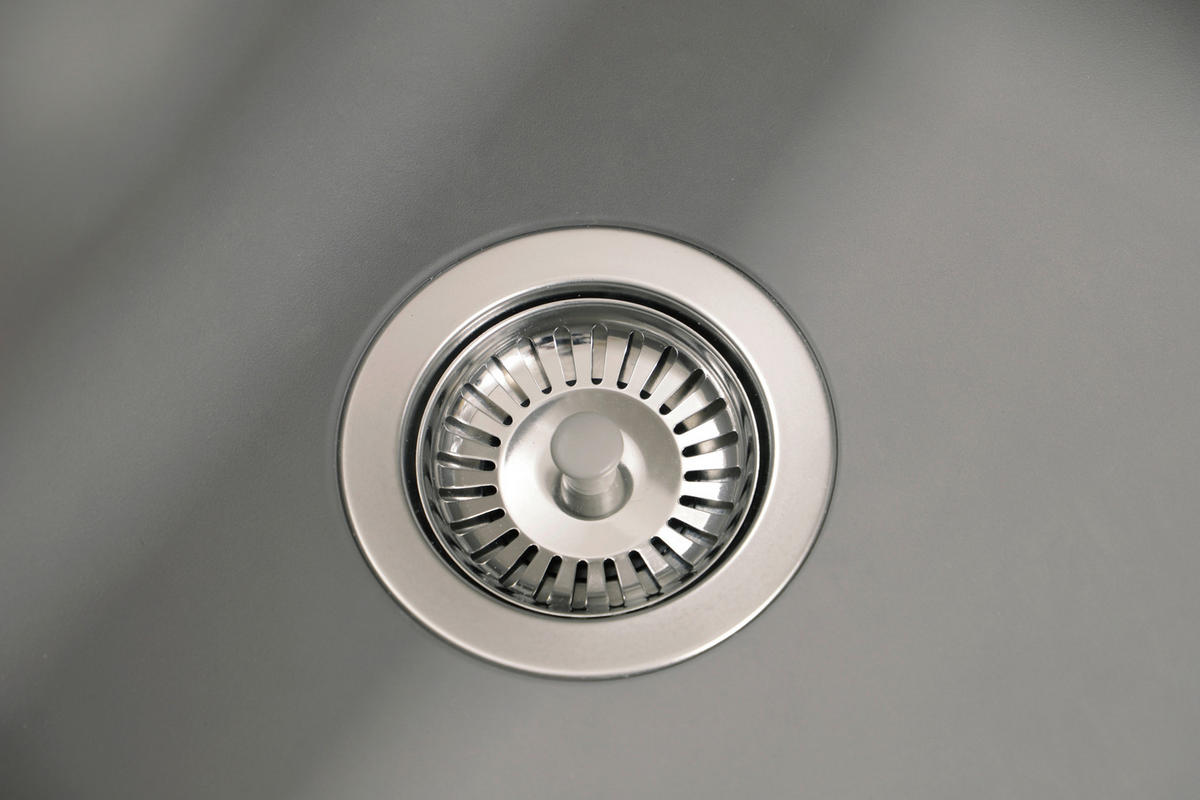 SPÜLE DENVER100X501BG  - Grau, Trend, Glas/Kunststoff (100/19,8/50cm) - Respekta