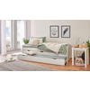 AUSZIEHBETT 90/200 cm Weiss  - Weiss, Basics, Holz/Kunststoff (90/200cm) - MID.YOU