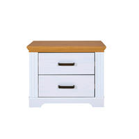 NOĆNI ORMARIĆ bijela, hrast Artisan   - bijela/hrast Artisan, Moderno, drvni materijal/metal (68/53/41cm) - Landscape