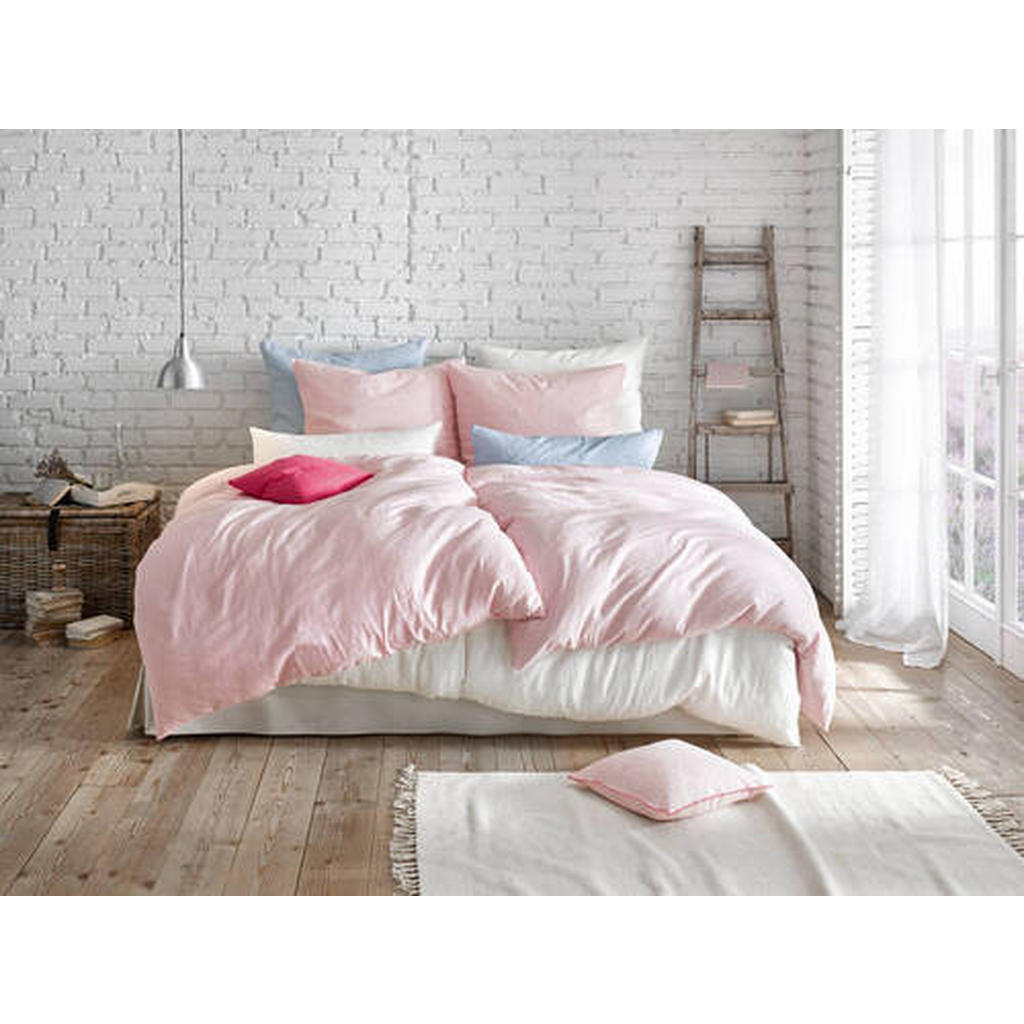 Thumbnail - Fleuresse Bettwäsche Provence, Rosa, Textil, Uni, 135x200 cm, schadstoffgeprüft, bügelleicht, hautfreundlich, atmungsakt...