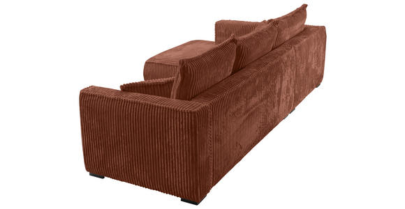 ECKSOFA Bronzefarben Cord  - Schwarz/Bronzefarben, MODERN, Holz/Textil (208/322cm) - Carryhome