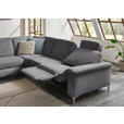 WOHNLANDSCHAFT in Chenille Grau  - Alufarben/Grau, Design, Textil/Metall (170/333/265cm) - Dieter Knoll