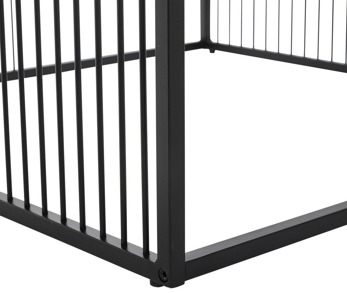COUCHTISCH in Metall, Glas 75/75/42 cm  - Schwarz/Grau, Design, Glas/Metall (75/75/42cm) - Livetastic