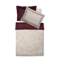 POSTELJNINA 140/200 cm mako saten bordo  - bordo, Konvencionalno, tekstil (140/200cm) - Fleuresse