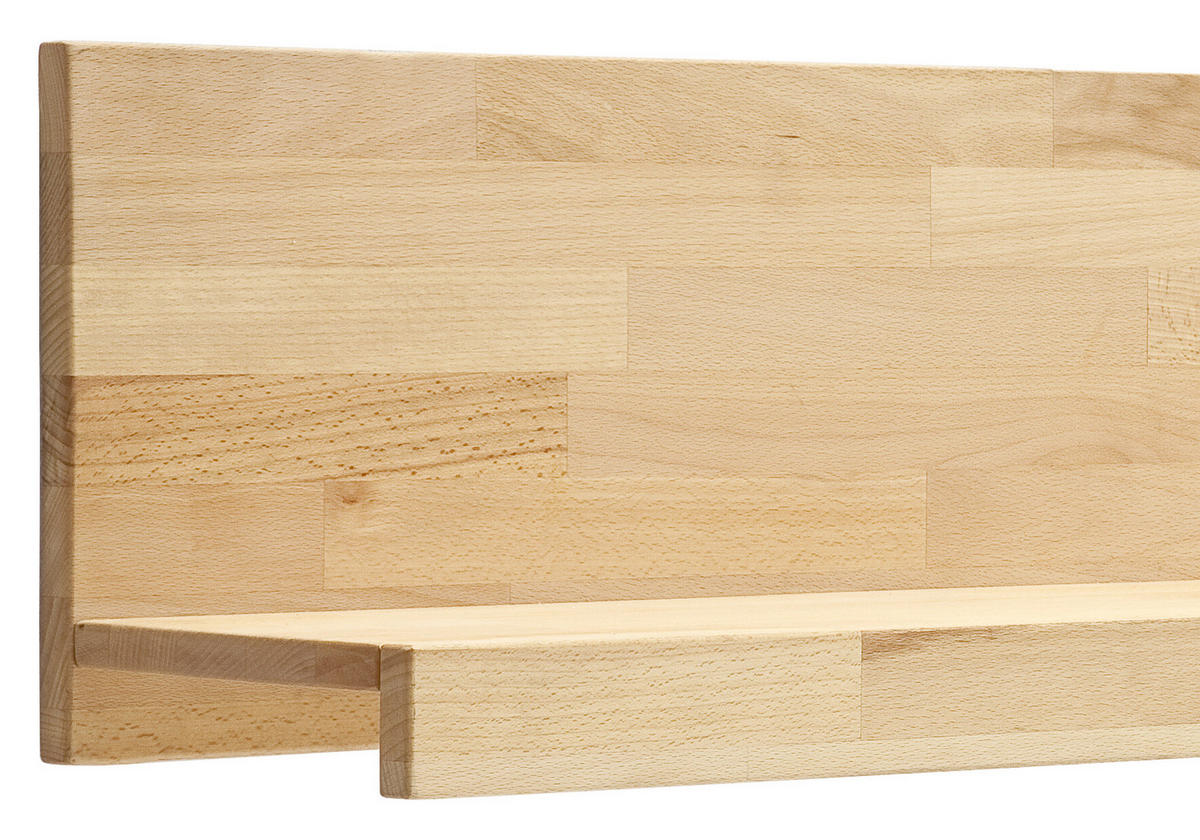 WANDBOARD in 150/27/22 cm Buchefarben  - Buchefarben, Design, Holz (150/27/22cm) - MID.YOU