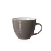 KAFFEETASSE Suomi 230 ml  - Taupe/Weiß, Keramik (0,23l) - Ritzenhoff Breker