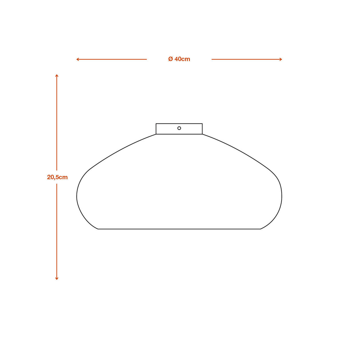 DECKENLEUCHTE 40/20,5 cm   - KONVENTIONELL (40/20,5cm) - Ledvance