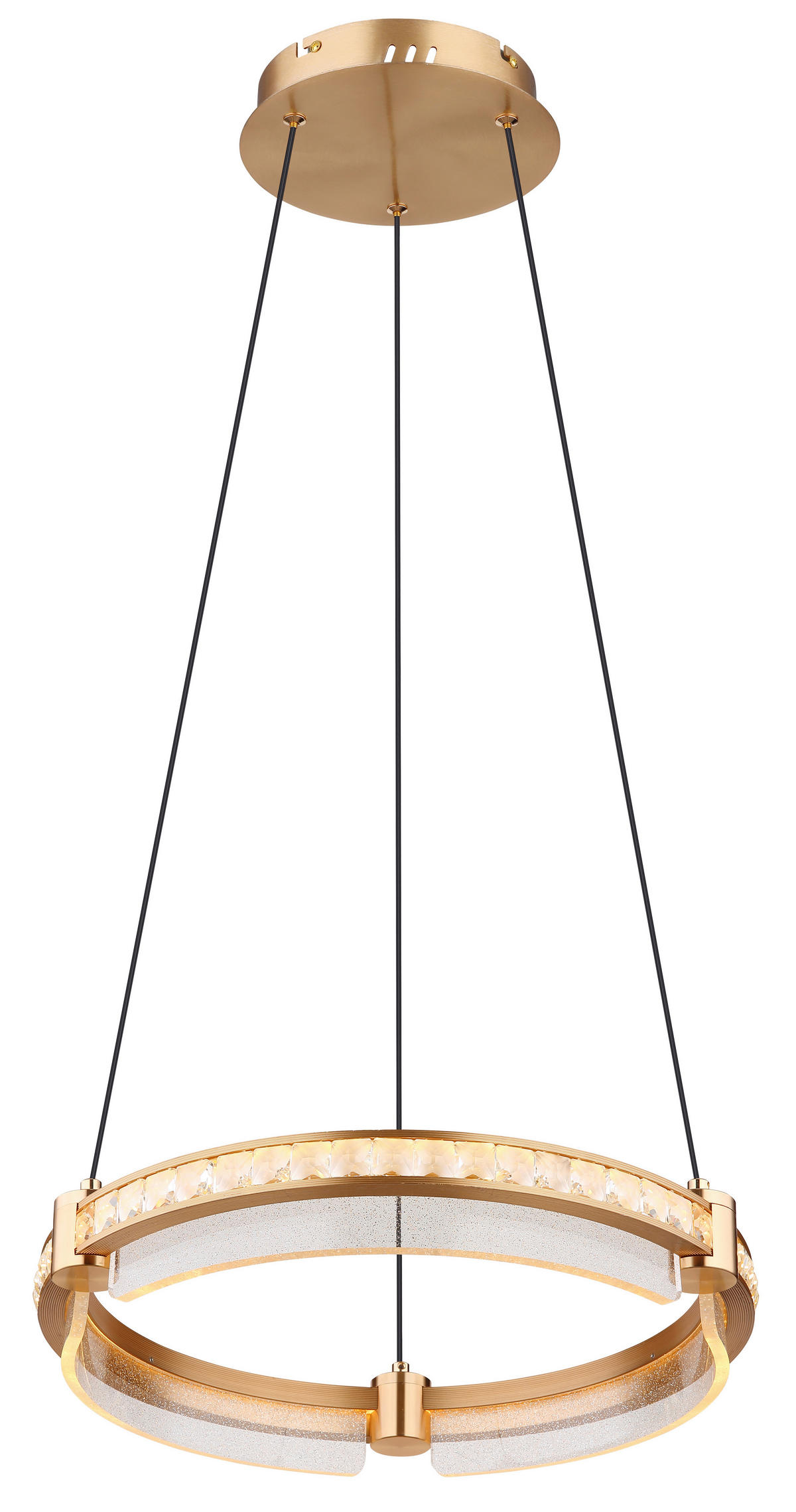 ZÁVĚSNÉ LED SVÍTIDLO, 40/120 cm  - černá/čiré, Design, kov/plast (40/120cm) - Globo