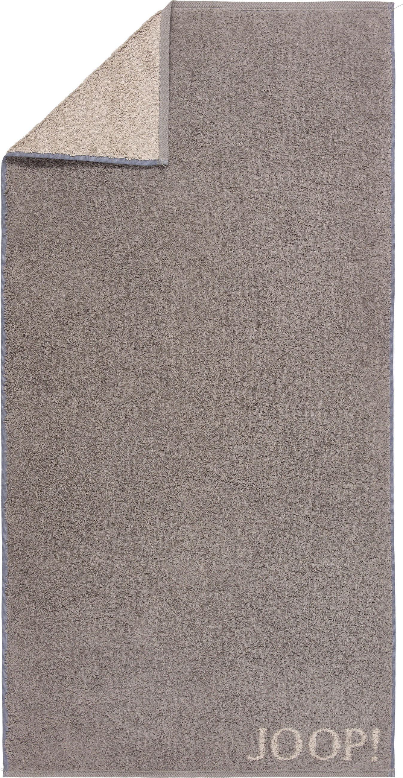 HANDTUCH Classic Doubleface - Graphitfarben/Grau, Basics, Textil (50/100cm) - Joop!