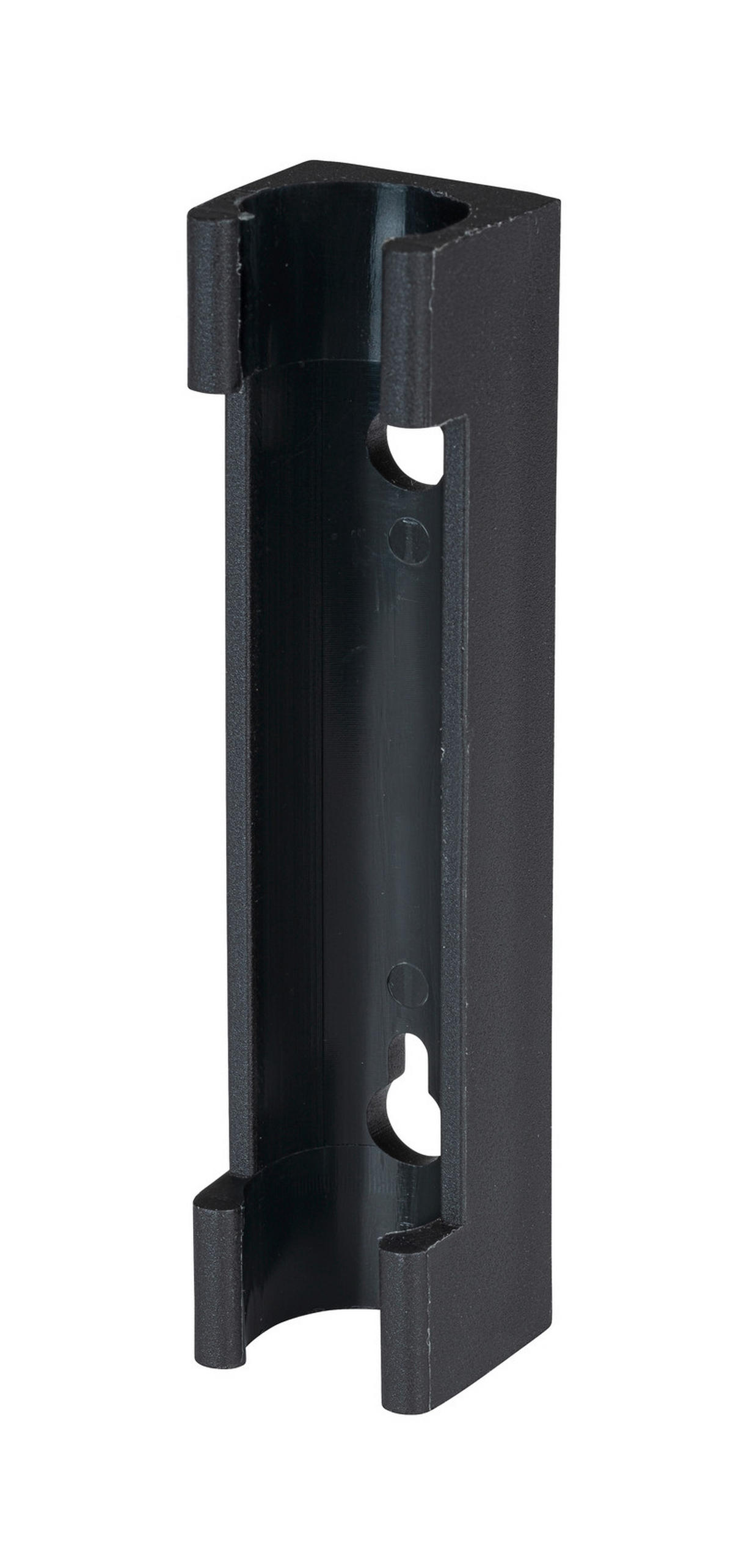 BODENWISCHER ROSOLE  - Schwarz, Basics, Kunststoff/Metall (40/133/3cm) - Wenko