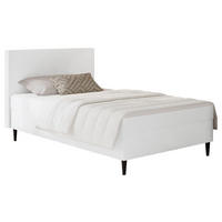 BOXBETT 120/200 cm  in Creme  - Creme/Schwarz, KONVENTIONELL, Textil (120/200cm) - P & B