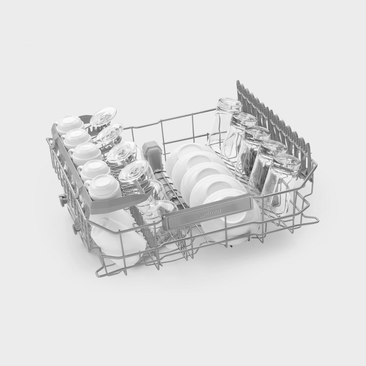 GESCHIRRSPÜLER STL251CDE  - Edelstahlfarben, Basics, Metall (59,8/81,8/54,5cm) - SMEG