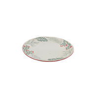 PODLOŽKA POD TALÍŘ 27,6 cm  - lesní zelená/červená, Lifestyle, keramika (27,6cm) - X-Mas