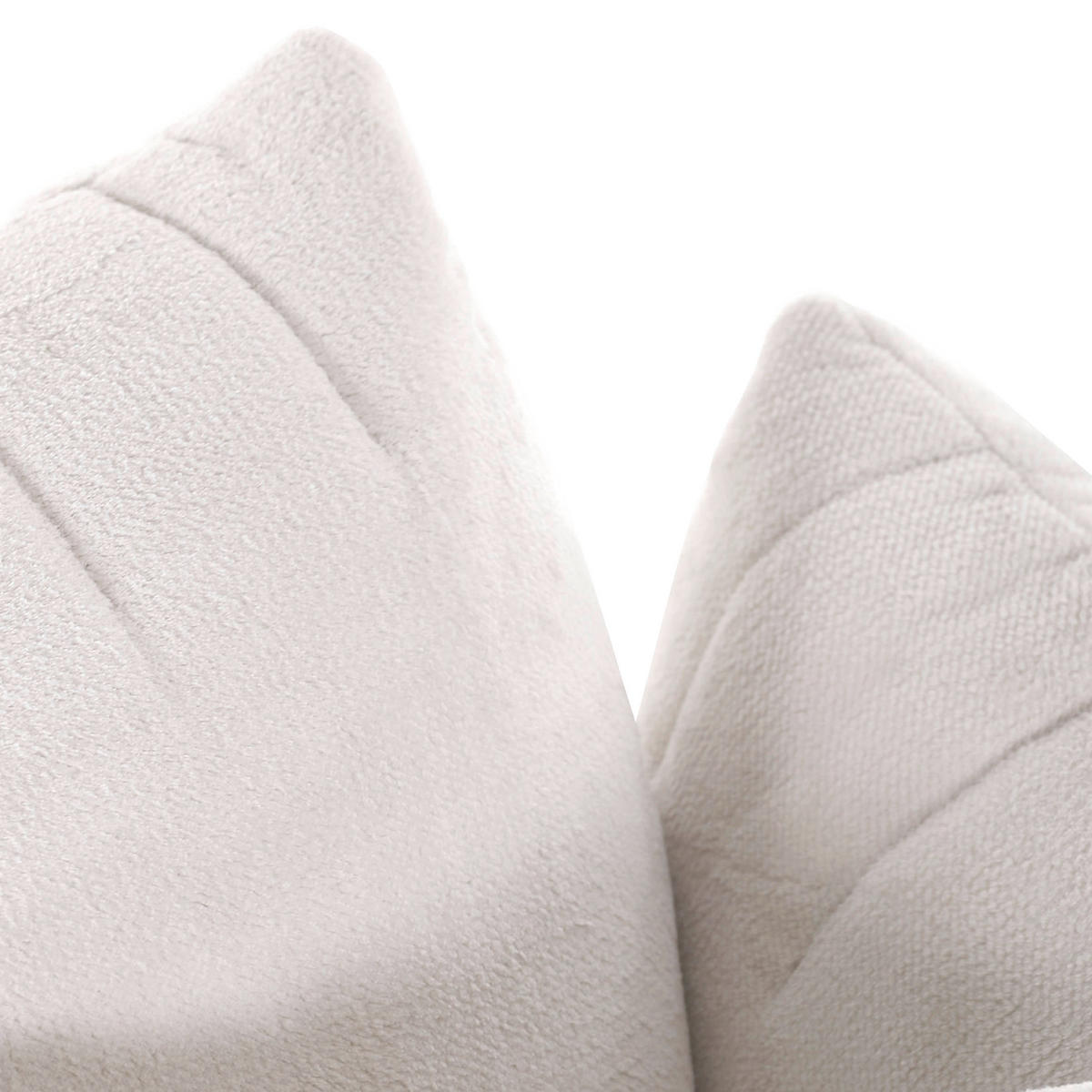 HÖRNSOFFA i plysch beige  - beige/svart, Klassisk, textil/plast (170/270cm) - MID.YOU