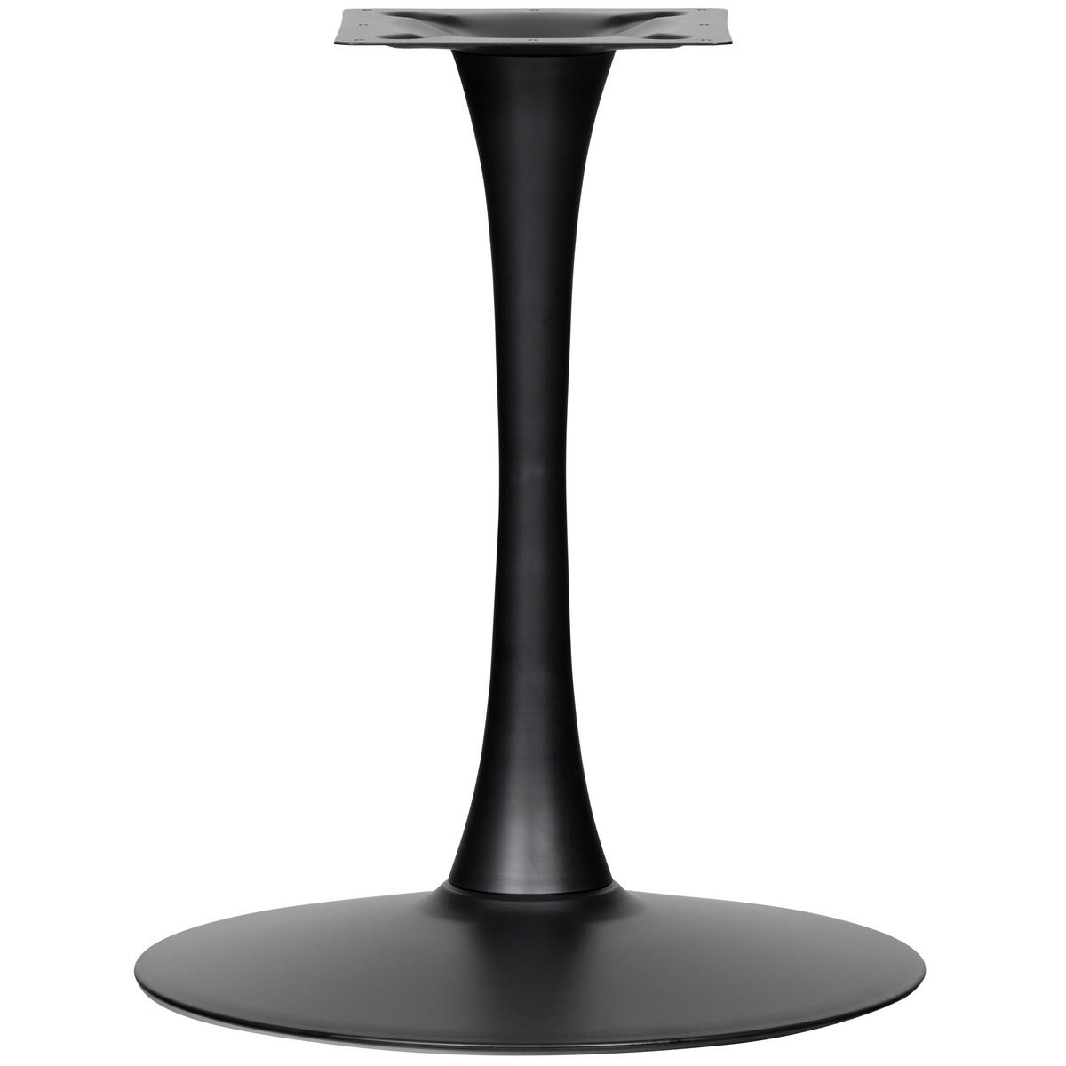 TISCHGESTELL in Metall 60/60/72 cm   - Schwarz, MODERN, Metall (60/60/72cm) - Livetastic
