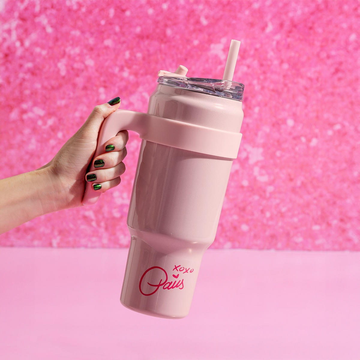 TERMOSMUGG Paris Hilton 1 l  - pink, Basics, metall/plast (1180ml) - Paris Hilton