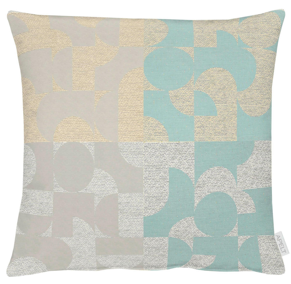 KISSENHÜLLE 49/49 cm  - Hellblau, Design, Textil (49/49cm) - Apelt