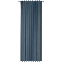 KÉSZFÜGGÖNY részben fényzáró  - kék, Basics, textil (140/245cm) - Esposa