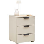 NACHTKÄSTCHEN 47/62/42 cm  in Champagner  - Champagner/Dunkelgrau, KONVENTIONELL, Glas/Holzwerkstoff (47/62/42cm) - Xora