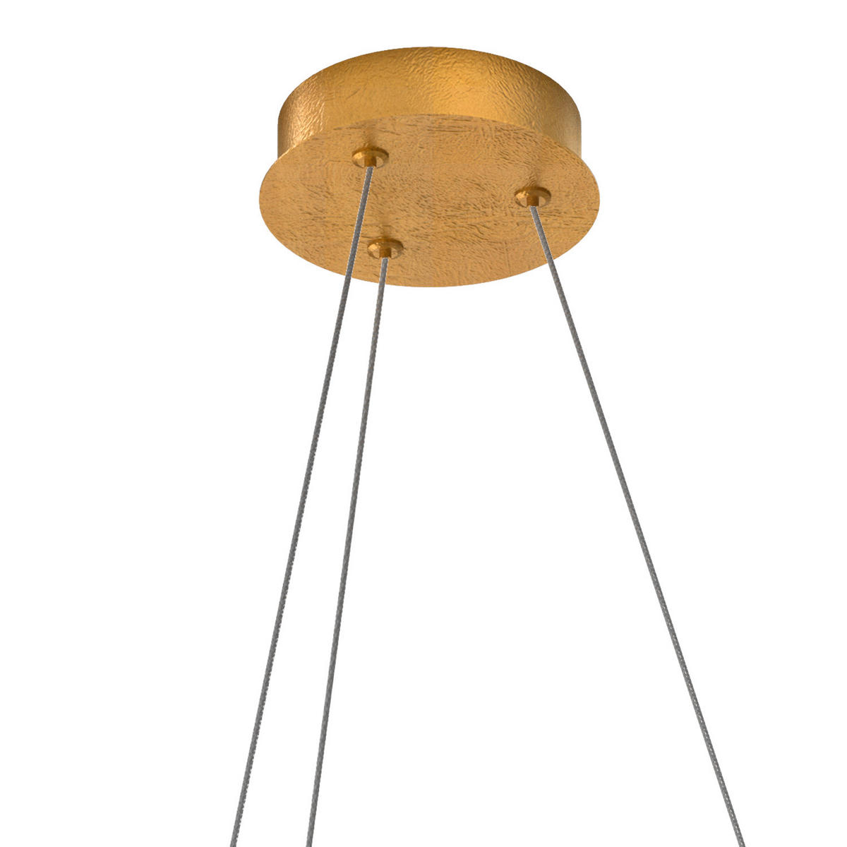 LED-PENDELLEUCHTE 48/48/150 cm  - Goldfarben, Design, Metall (48/48/150cm)
