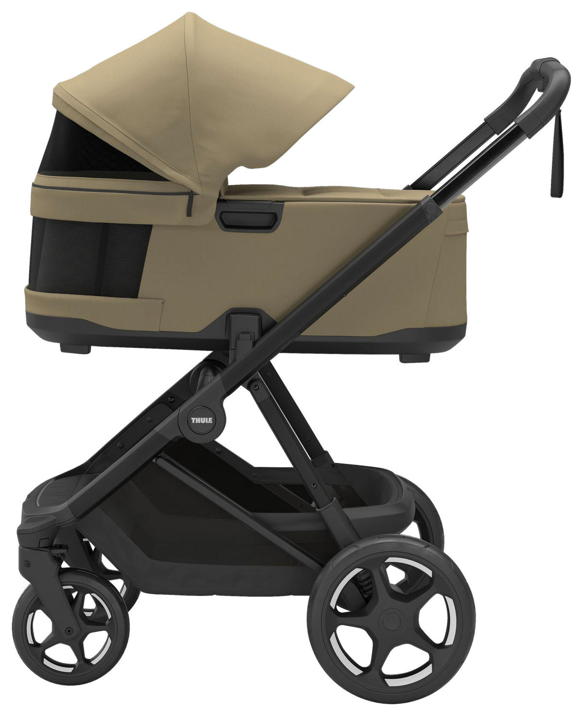KOMBIKINDERWAGEN Charm 2in1  - Khaki/Schwarz, Design, Kunststoff/Metall (91/61/59null) - Thule
