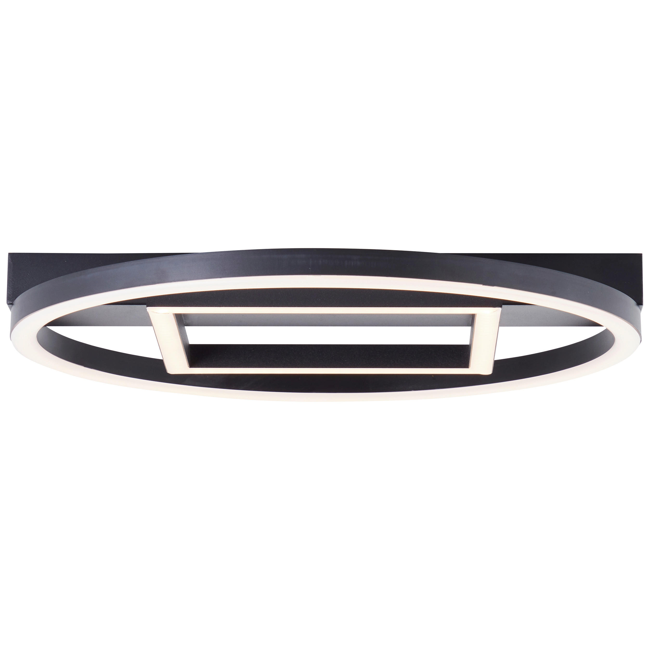 LED-PANEEL  - Schwarz, Design, Kunststoff/Metall (5/37/37cm) - Brilliant