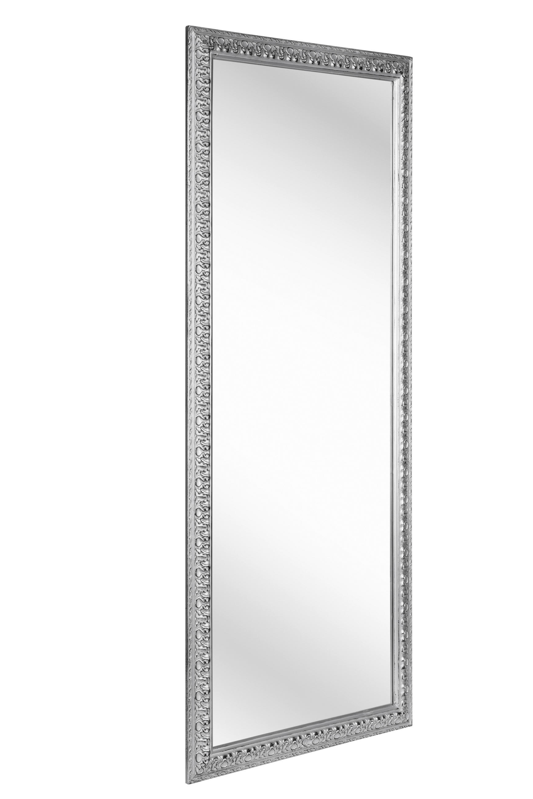 ZIDNO OGLEDALO 70/170/3 cm - srebrna, Lajfstajl, staklo/drvo (70/170/3cm) - Carryhome