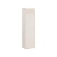 Dulap Cu Uși Rotative, 53,4/211,1/42 cm, culoare lemn stejar, nisipiu - culoare lemn stejar/nisipiu, Basics, metal/material pe bază de lemn (53,4/211,1/42cm) - Xora