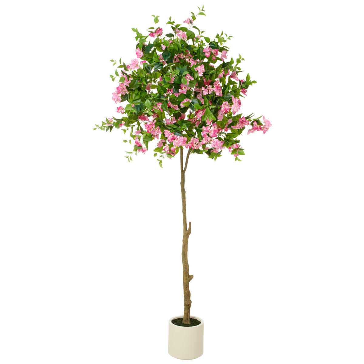 KUNSTPFLANZE Bougainvillea 240 cm  - Pink/Creme, Basics, Kunststoff (240cm) - P & B