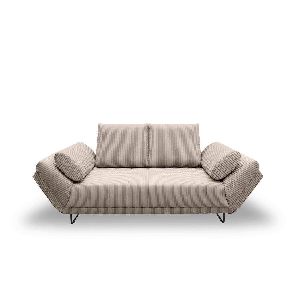 Schlafsofa Taupe B: 210 cm