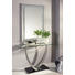 KONSOLE in Metall, Glas 120/77/40 cm - Silberfarben/Schwarz, Design, Glas/Metall (120/77/40cm) - Xora KONSOLE in Metall, Glas 120/77/40 cm - Silberfarben/Schwarz, Design, Glas/Metall (120/77/40cm) - Xora
