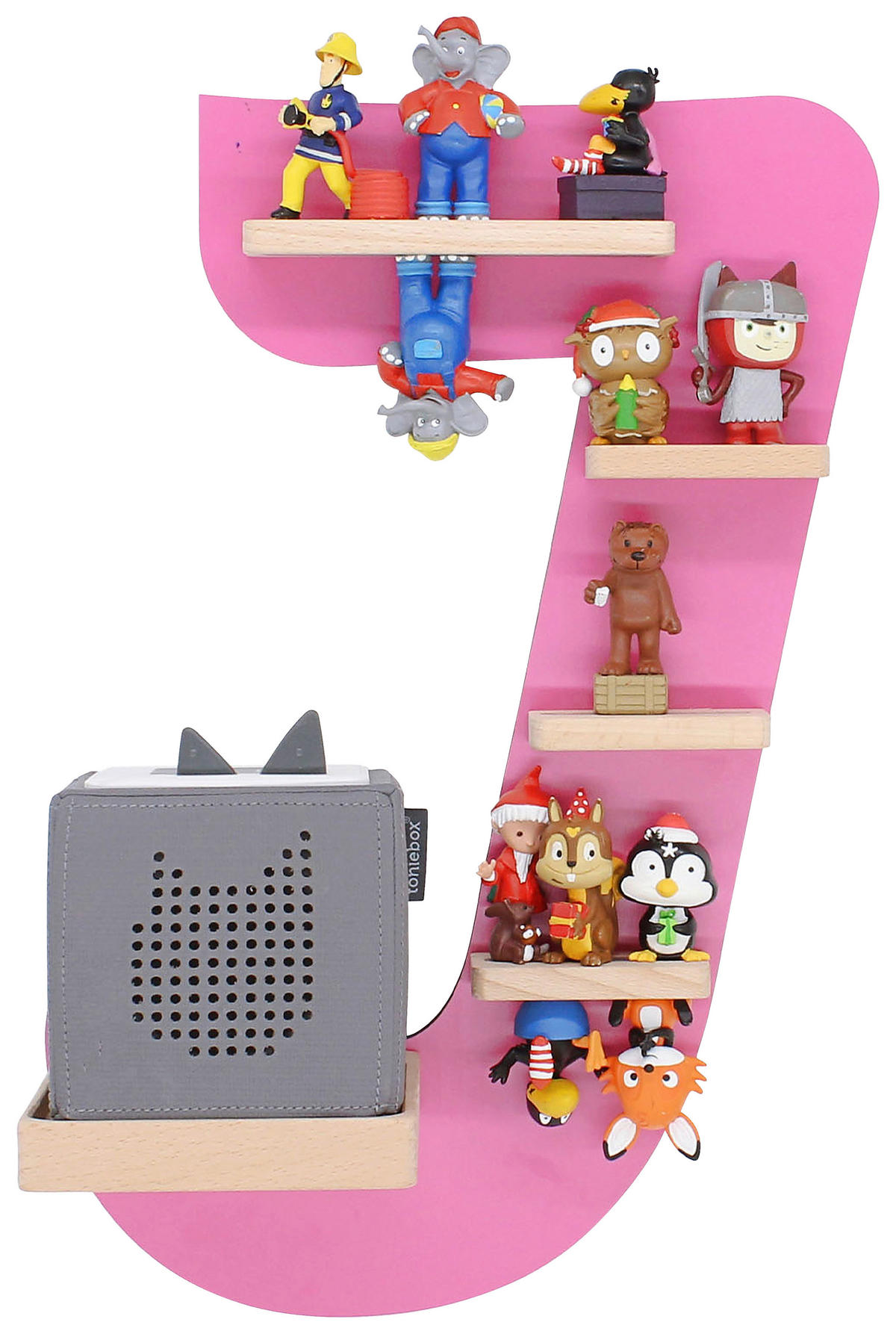 KINDERREGAL  - Pink, Modern, Holzwerkstoff (32/47/19cm) - MID.YOU