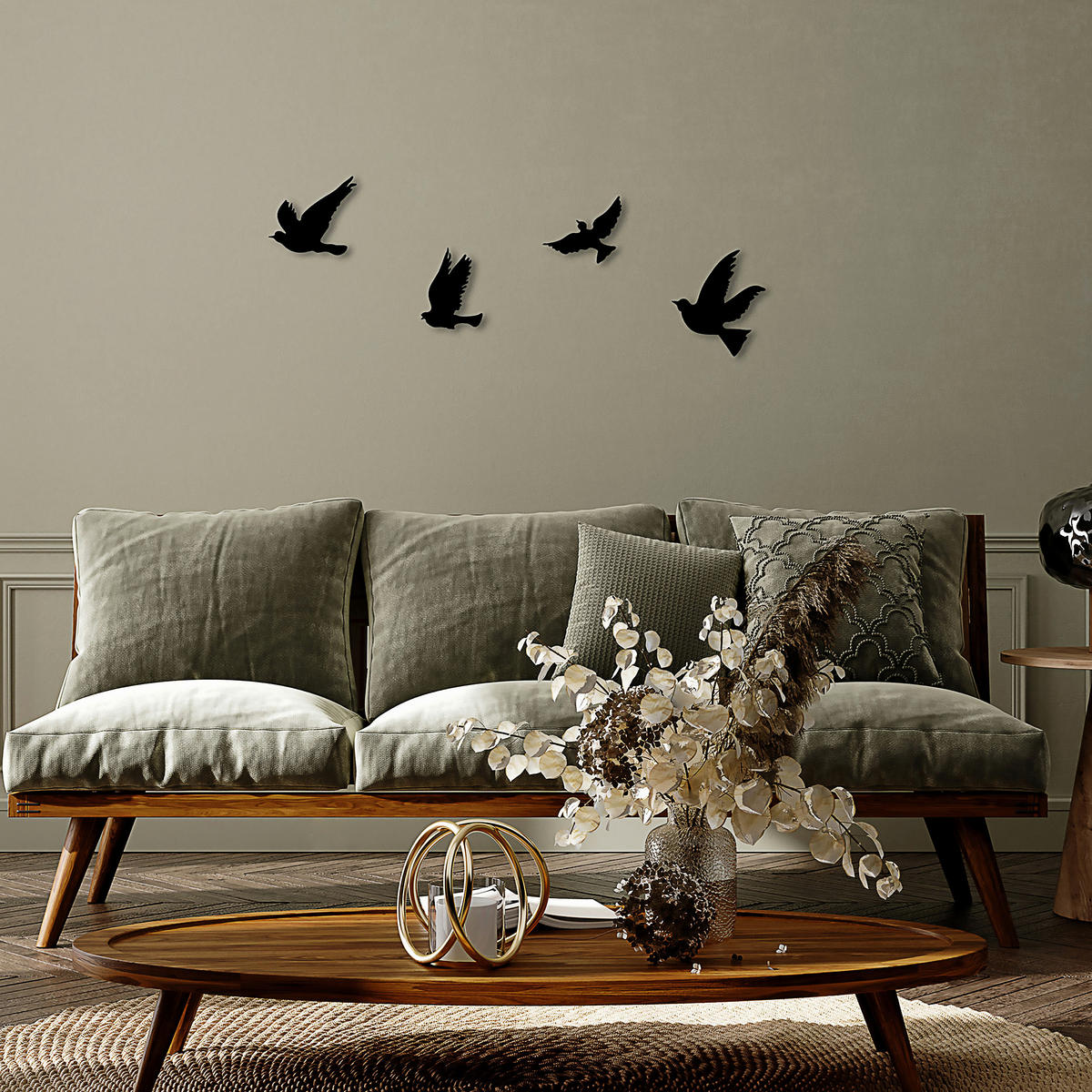 METALLBILD  - Schwarz, Basics, Metall (18/20cm)