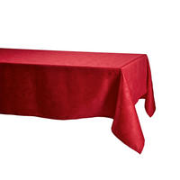 BORDSDUK Jaquard textil damast röd 140/240 cm  - röd, Basics, textil (140/240cm)