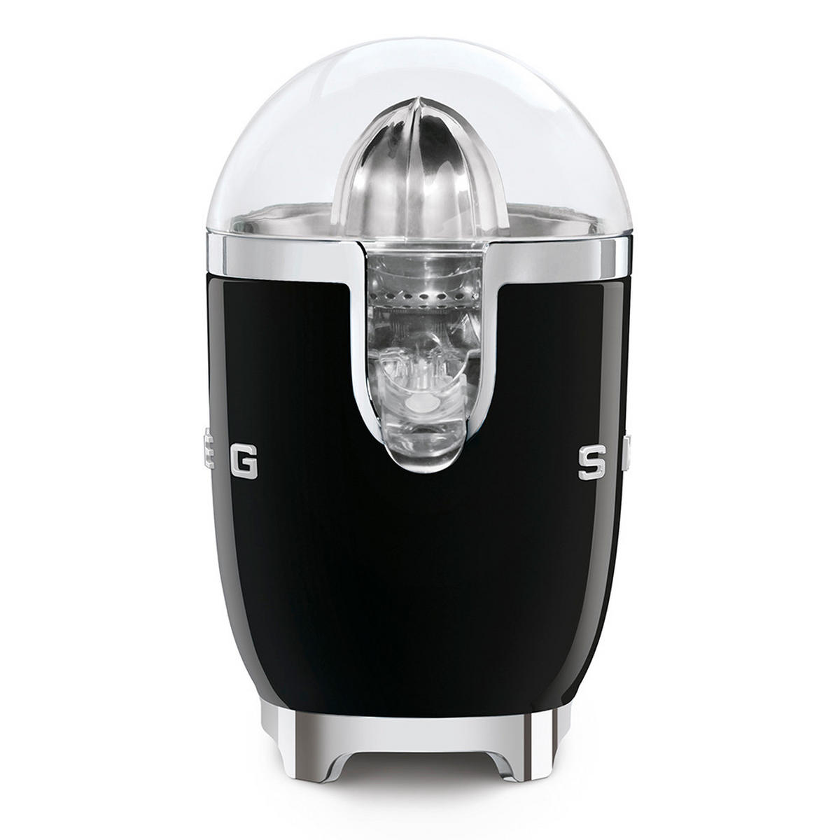ZITRONENPRESSE - Schwarz, Design, Metall (16,6/28,1/16,6cm) - SMEG