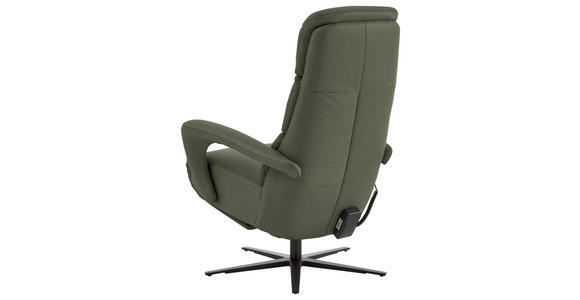 RELAXSESSEL in Leder Dunkelgrün  - Dunkelgrün/Schwarz, Design, Leder/Metall (76/110/86cm) - Dieter Knoll