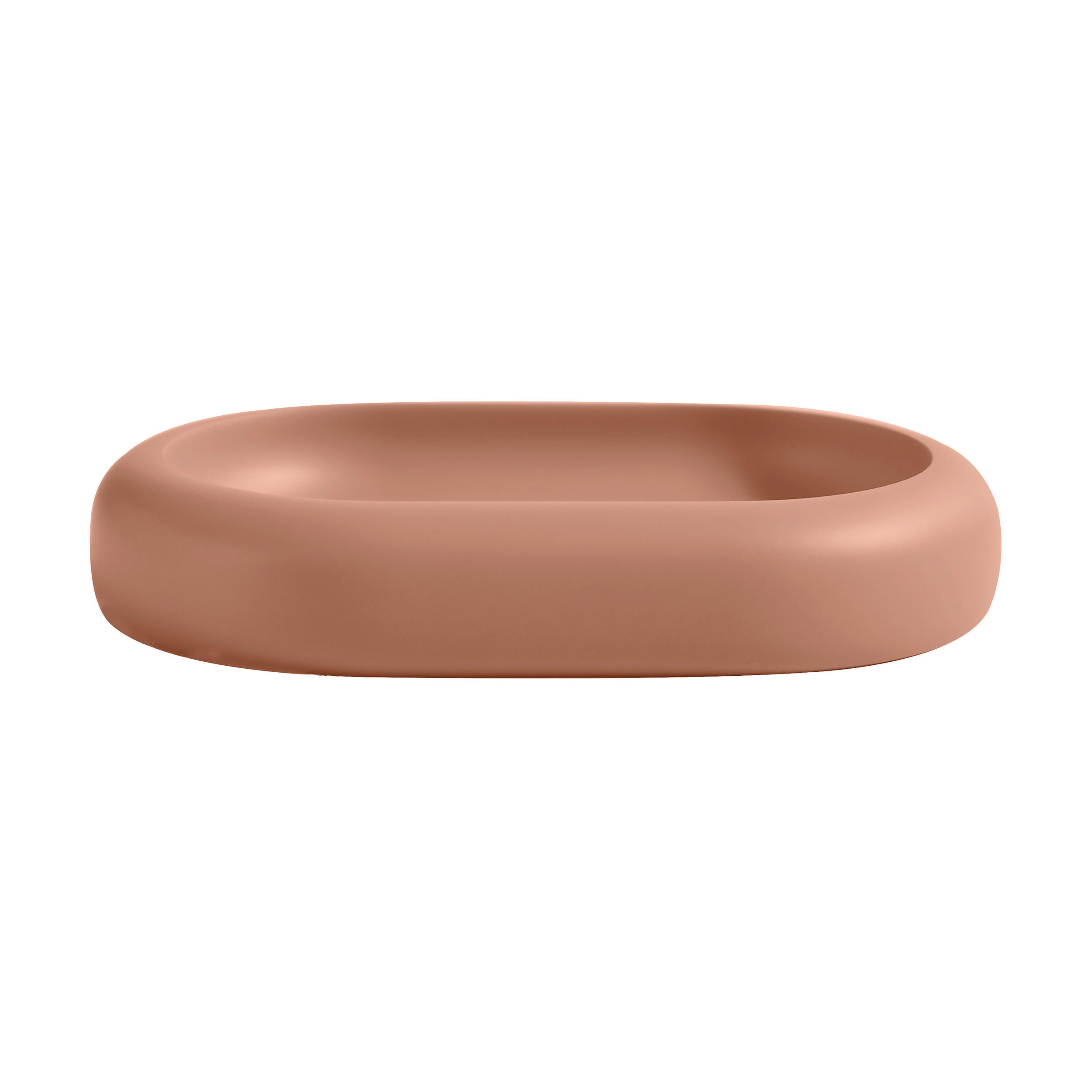 SEIFENSCHALE Kunststoff  - Terracotta, Basics, Kunststoff (8.3/2.2/12,7cm) - Spirella
