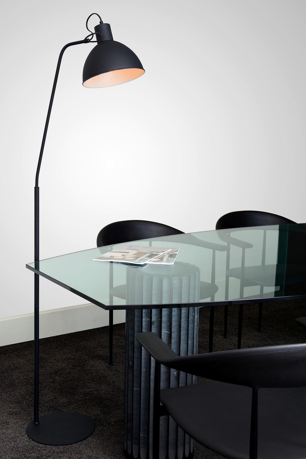 STEHLEUCHTE 28/45/160 cm    - KONVENTIONELL, Metall (28/45/160cm) - Lucide
