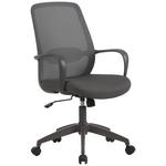 DREHSTUHL  in Netzbespannung, Webstoff Grau  - Grau, Basics, Kunststoff/Textil (58/96/104/62cm) - Xora