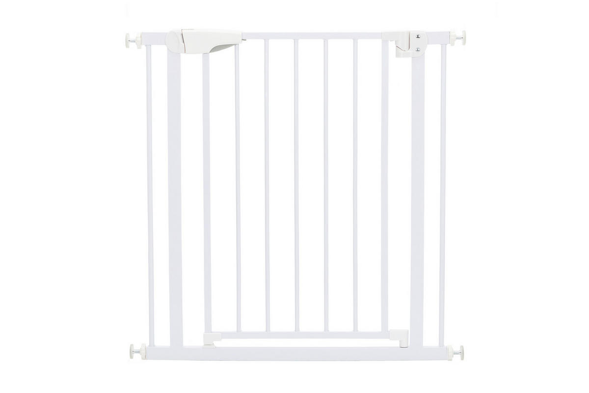 ZAŠTITNA OGRADICA ZA VRATA - bela, Trendi, metal/plastika (75-89/76cm) - My Baby Lou